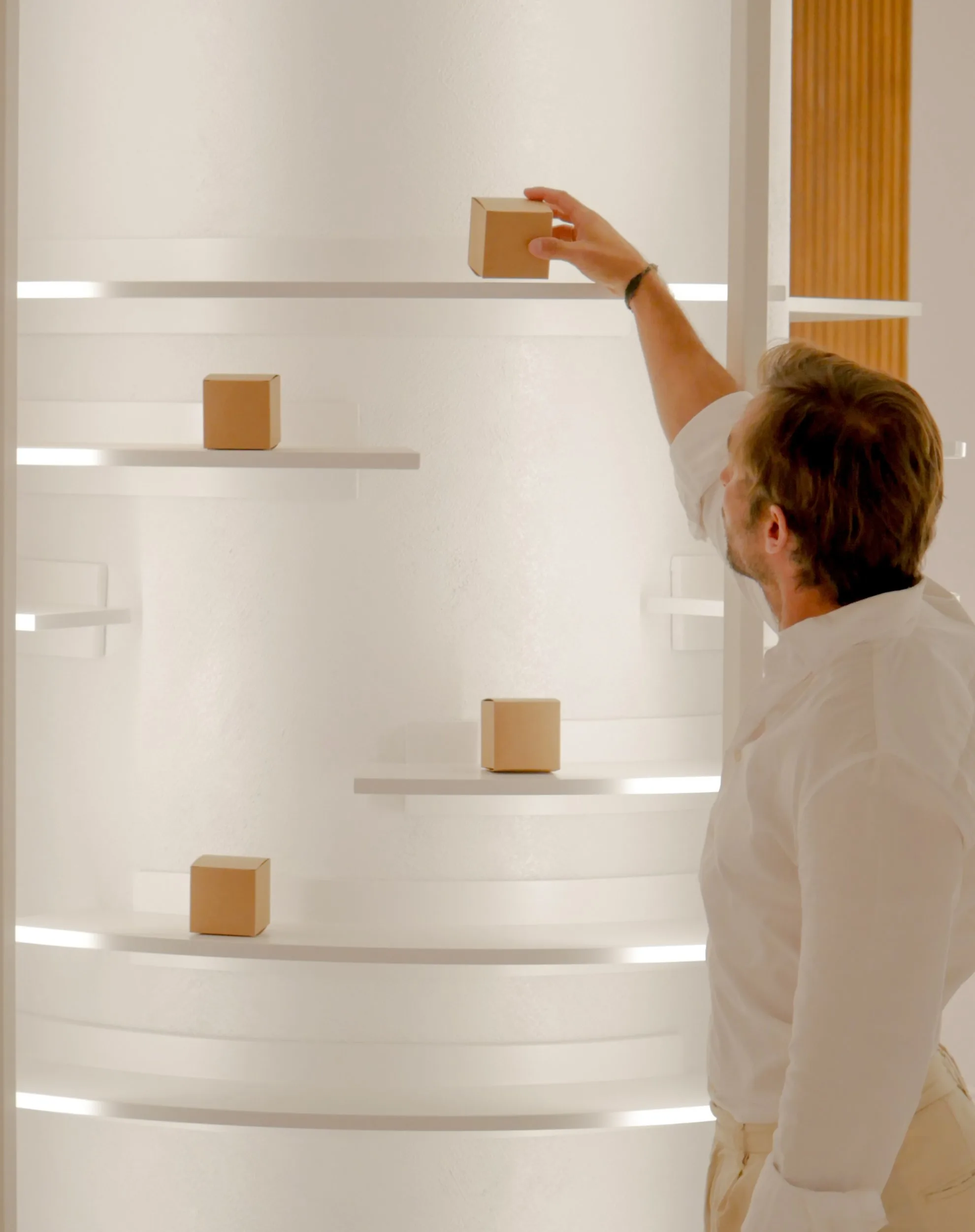 Expositor Totem Blanc - 5