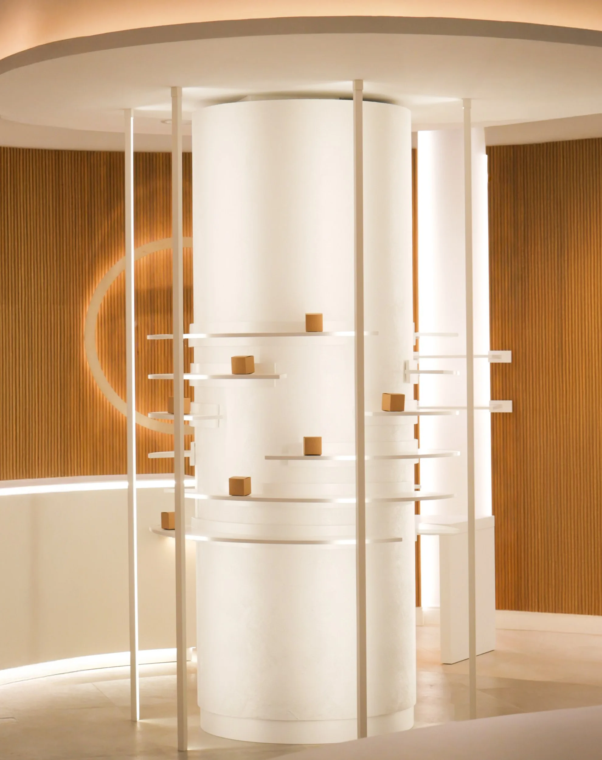 Expositor Totem Blanc - 4
