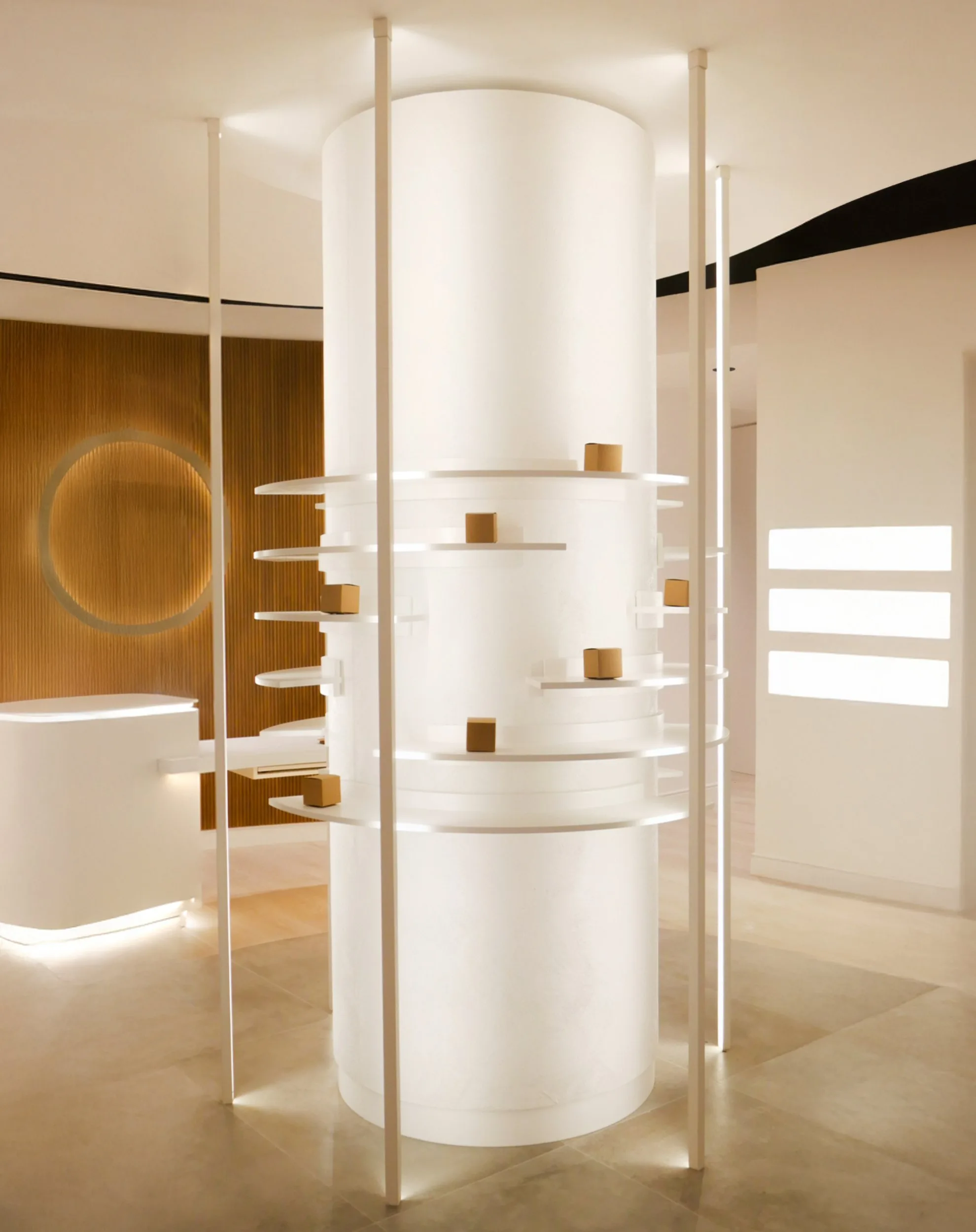 Expositor Totem Blanc - 6