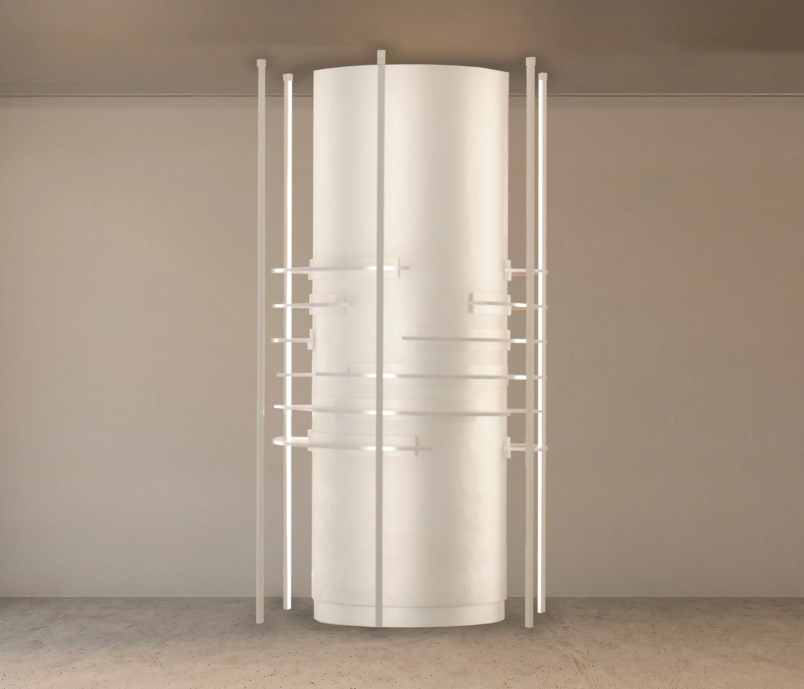 Expositor Totem Blanc